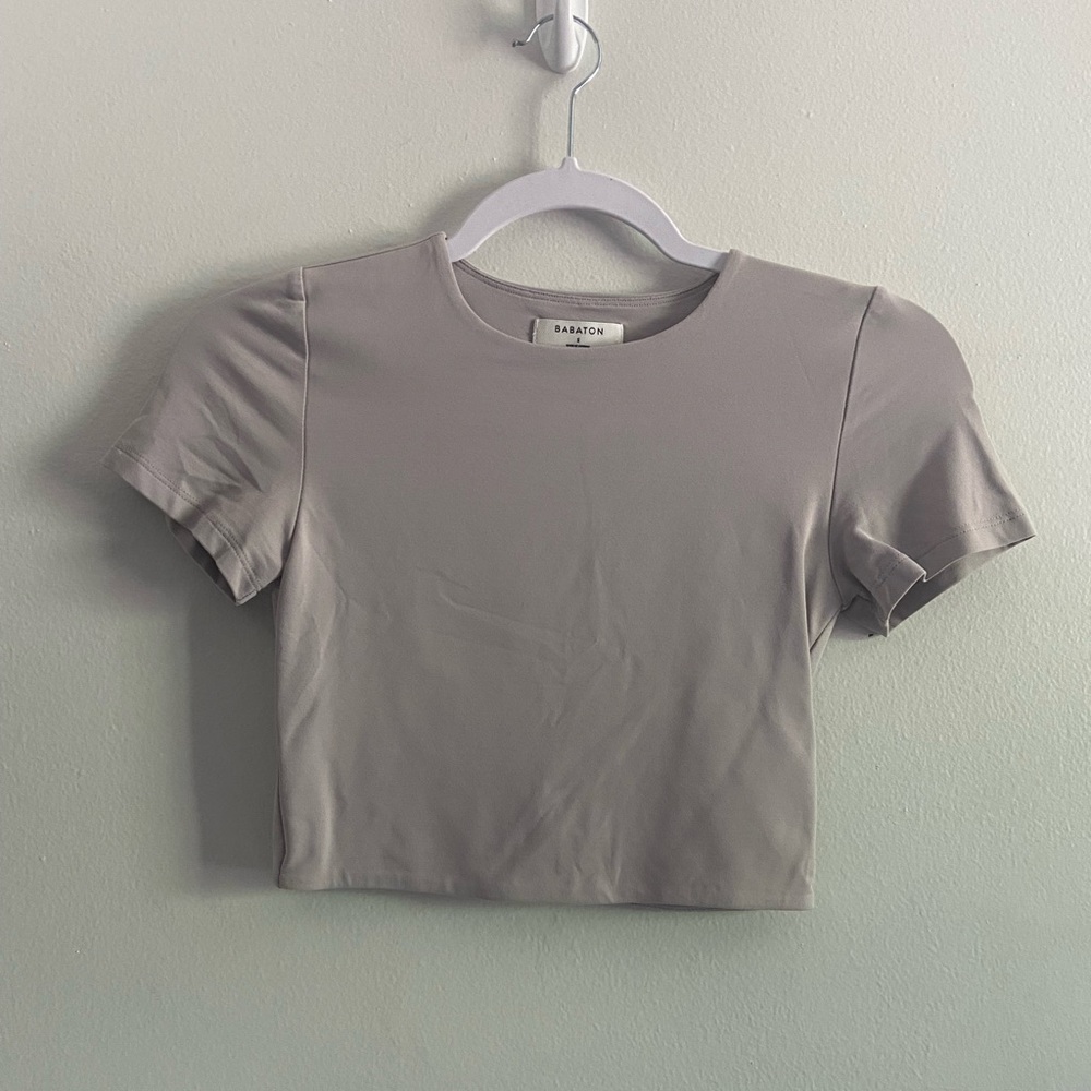 Aritzia Babaton Contour Crew Crop Top